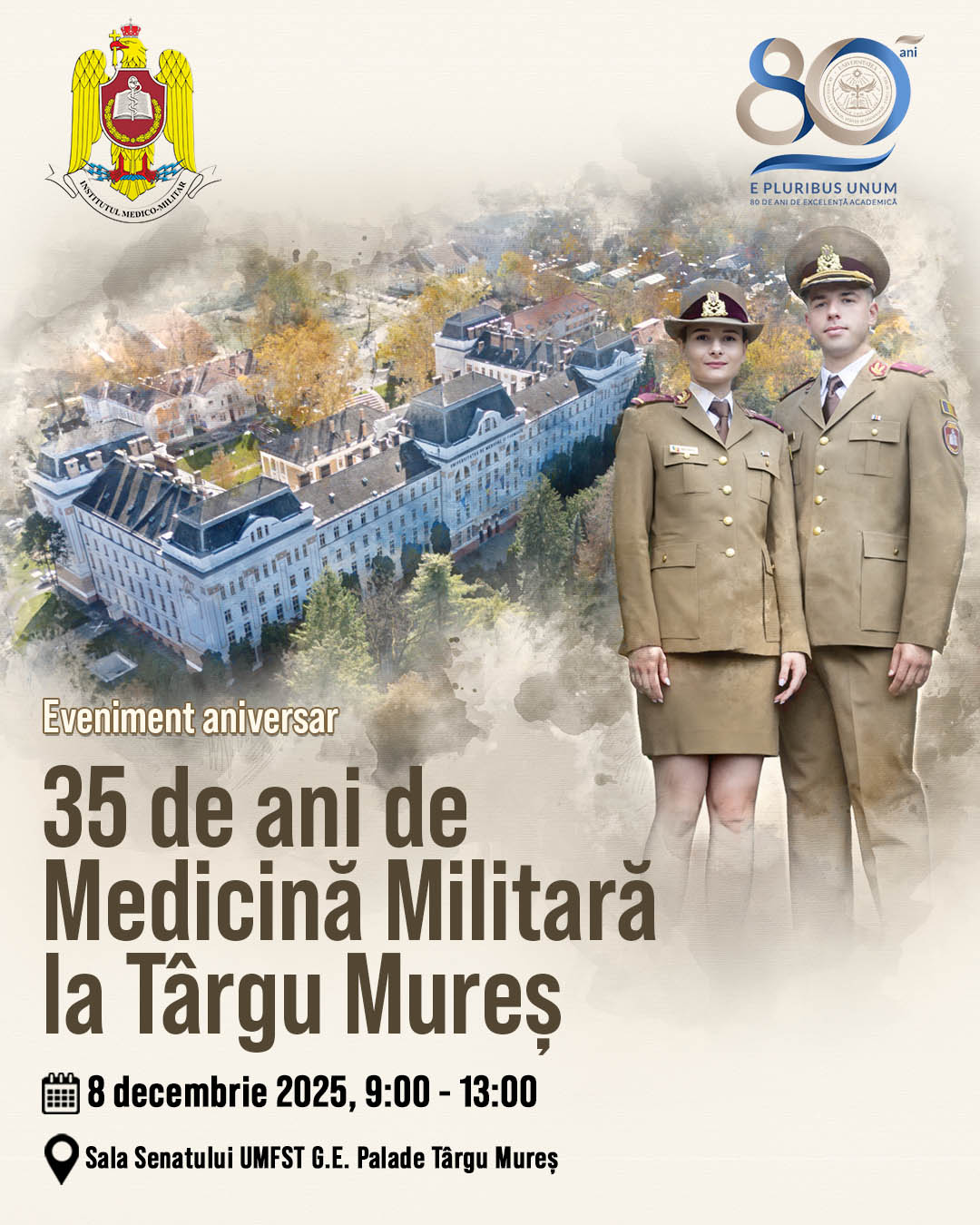 Aniversare. 35 de ani de Medicină Militară la Târgu Mureș