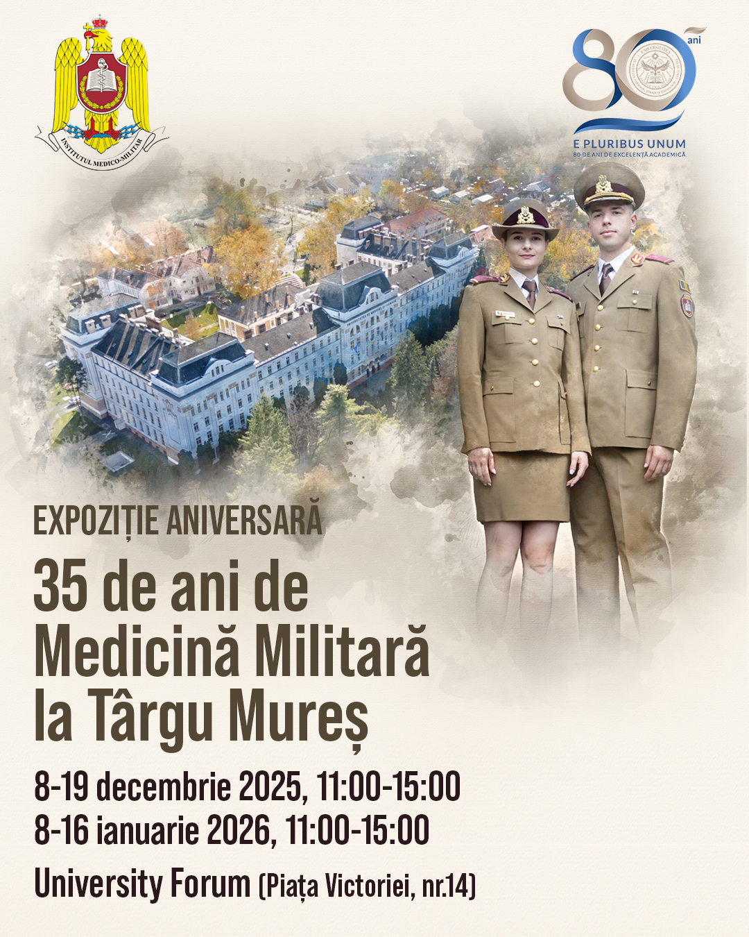 Expoziții dedicate istoriei medicinei militare românești