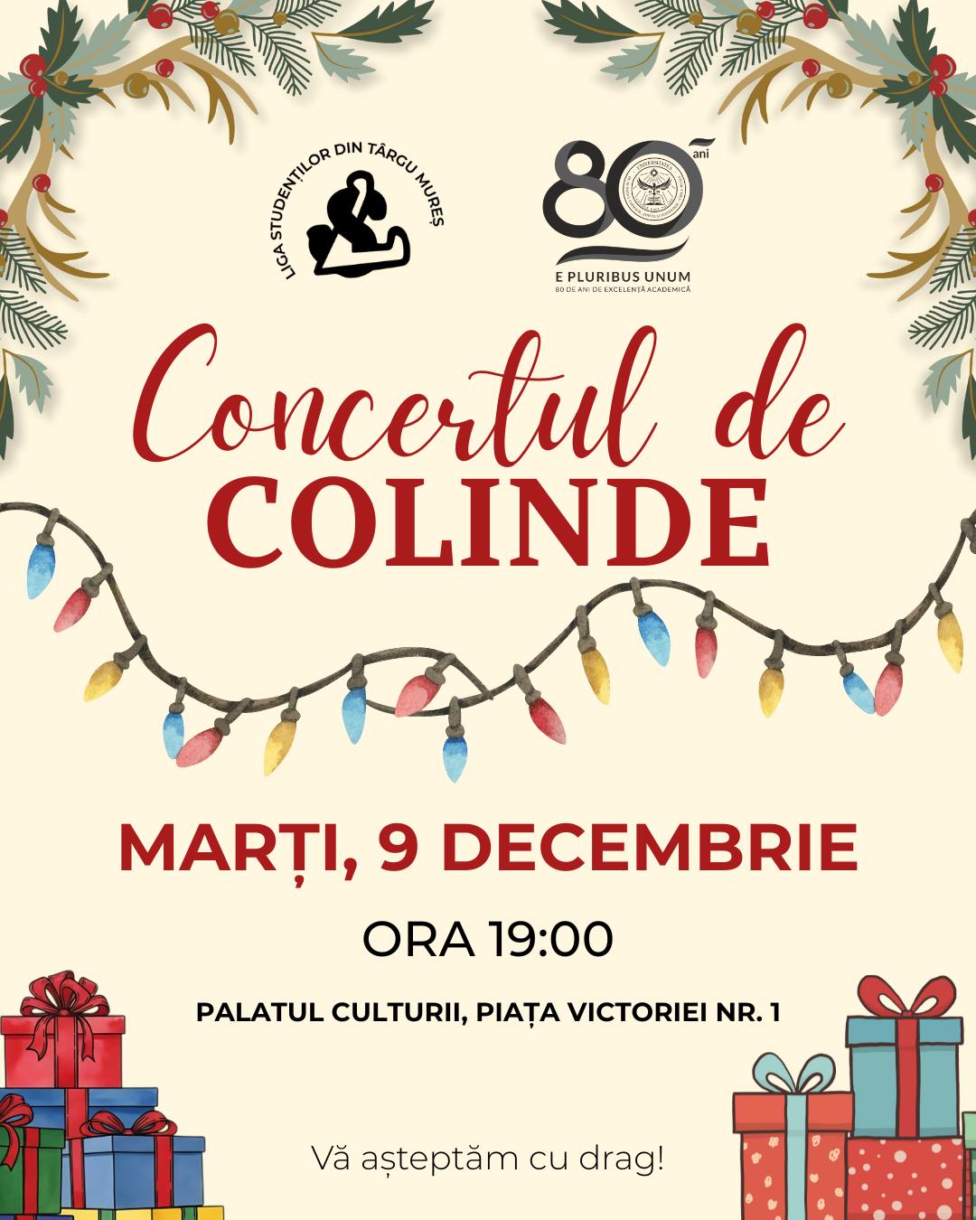 Magia colindelor la UMFST: vocea studenților în prag de sărbători