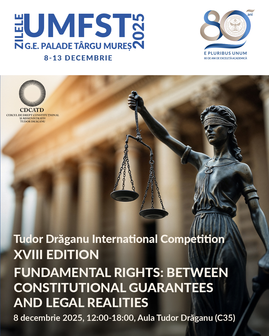 Concursul studențesc de comunicări științifice în domeniile drept constituțional și administrativ. Ediția a IX-a.